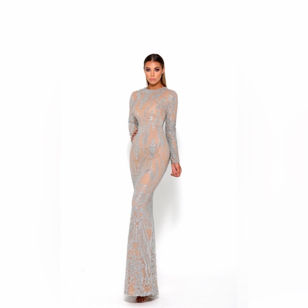 Portia and Scarlett maxi long sleeved dress